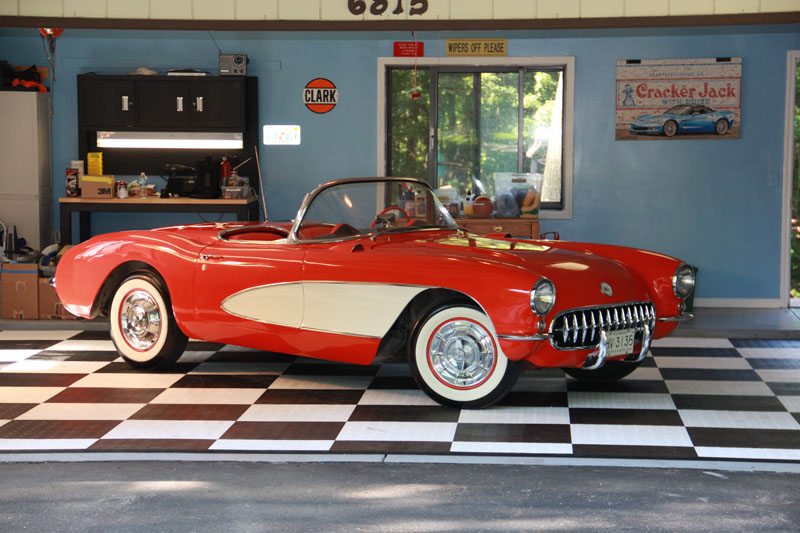 1956 Chevrolet Corvette Special paintwork restoration vehicle preservation